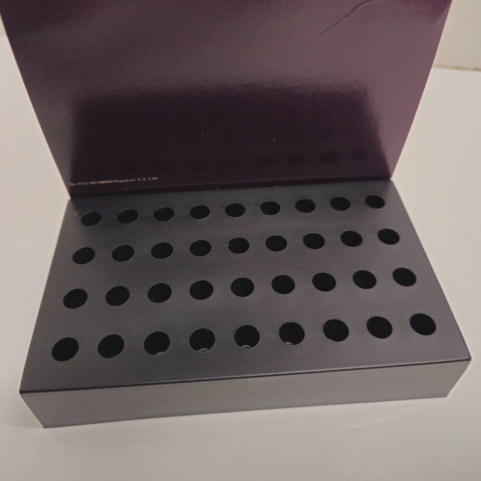 Parker Vector Mode Roller Ball Pen Countertop Display Stand 36 Slot Vintage