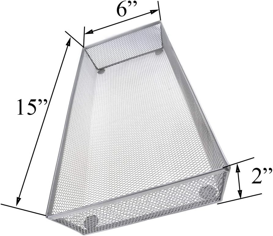 Multi-Functional Mesh Tray 15×6 inches – Stylish Storage for Desk & Kitchen