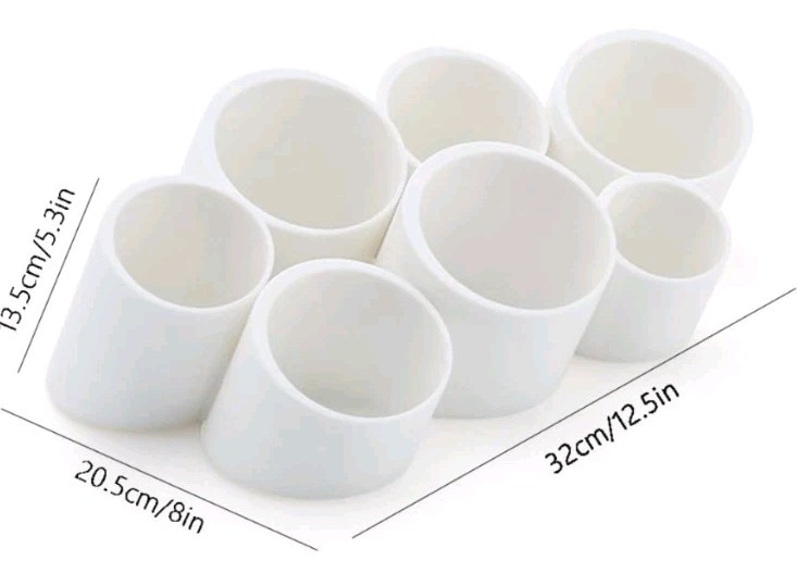 Pencil Holders Wall Mount Organizer Remote Control Holder Modern White Contempor