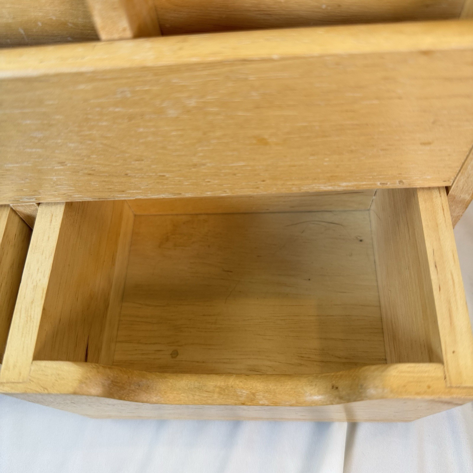 Solid Wood Letter/Mail Desk Top Organizer 9×12.5×5 Inch