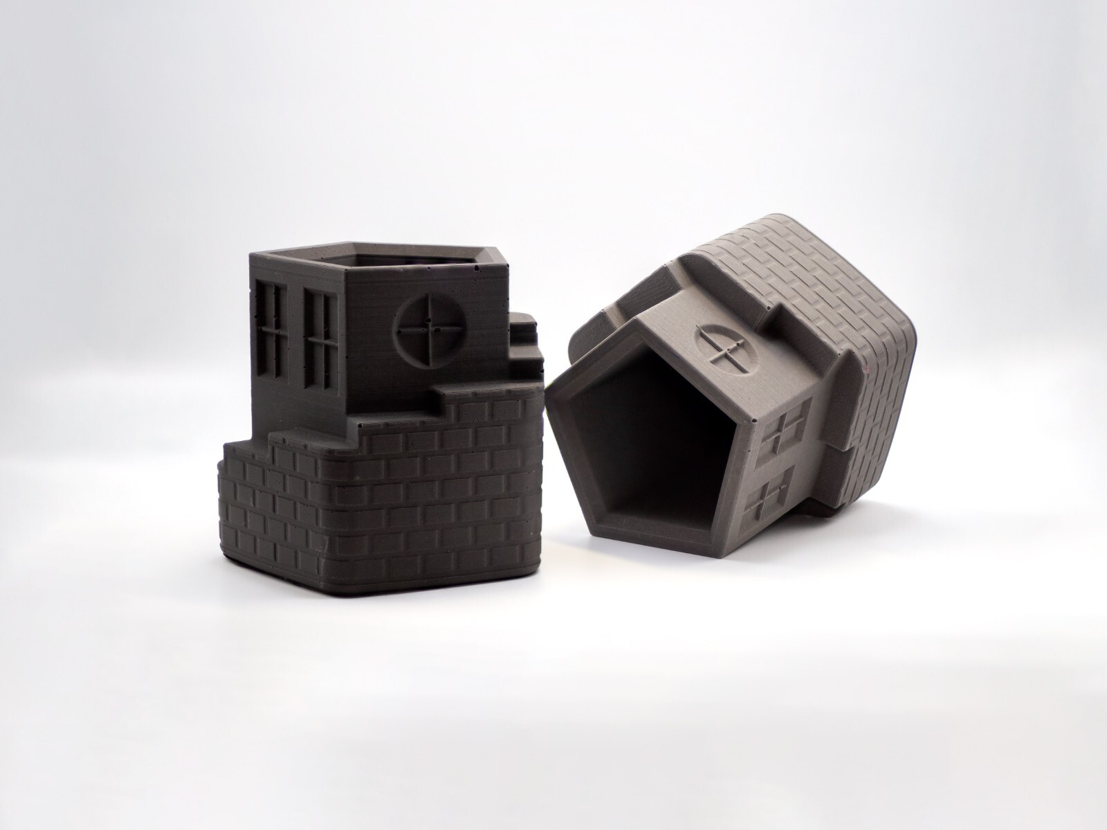 Concrete Pencil Holder / Modern Desk Organizer | Industrial Style Office Decor