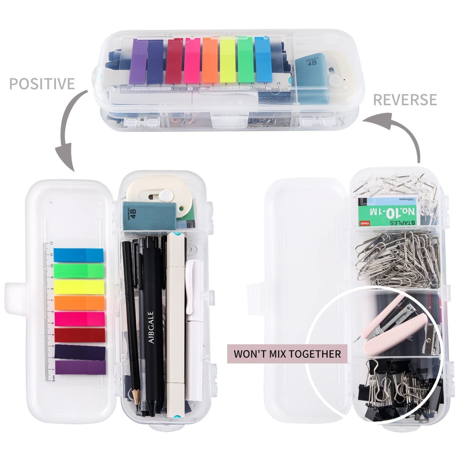 123 Pcs Office Supplies Kit with Desk Organizers, Office Stationery Set, Mini…