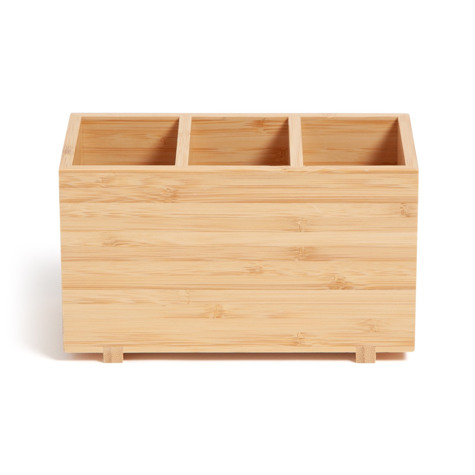 Zen Desktop Organizer 7″ x 3.5″ x 4.2″ Bamboo Made of Natural Materials