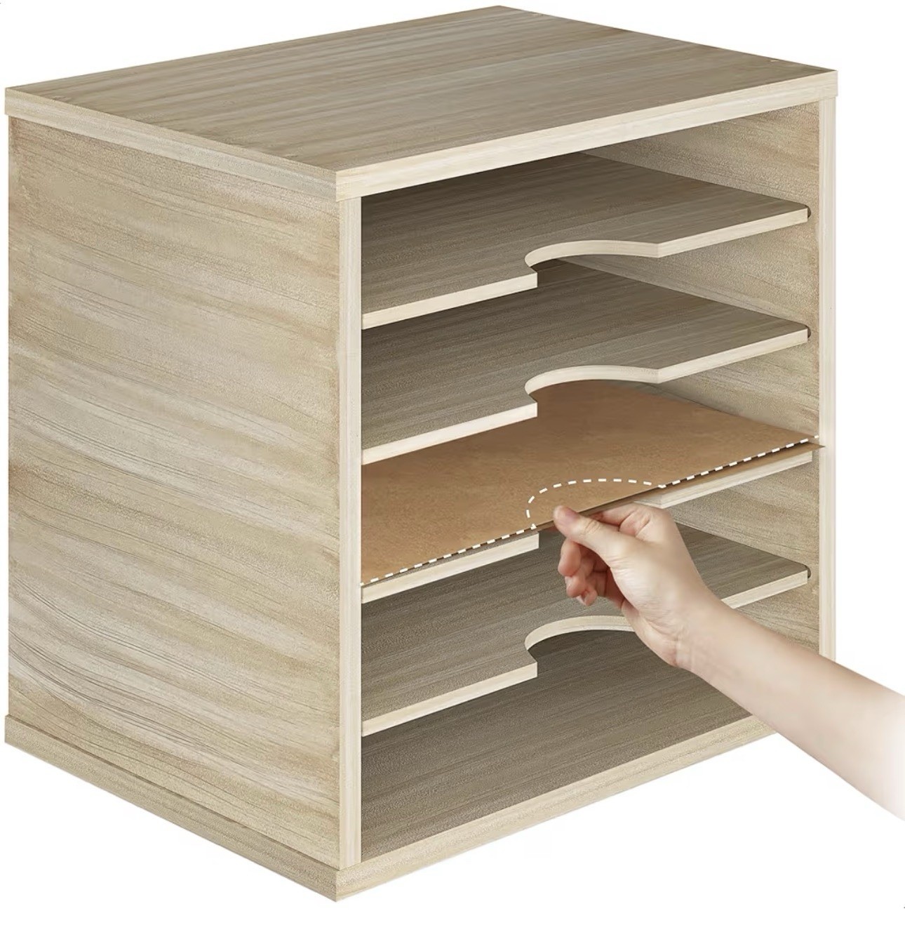 Ballucci 5-Tier File Organizer for Desk, Mail Sorter, Office Desk Organization