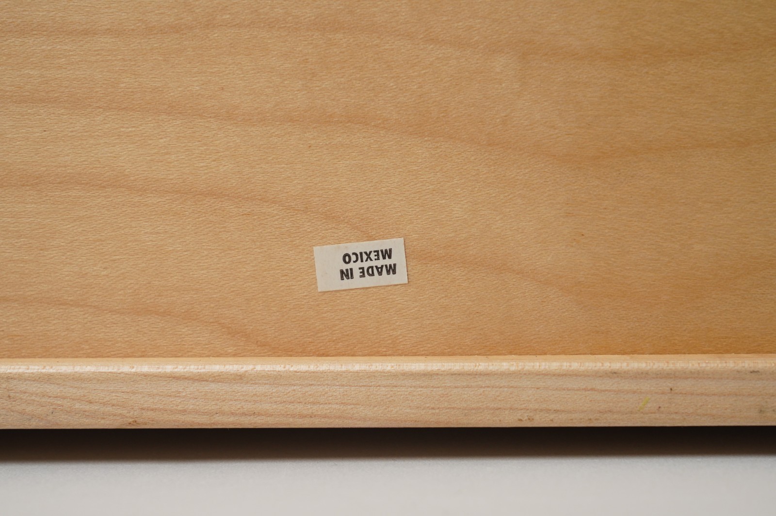 Wood Desktop Organizer 5 Slot Letter Sorter 2 Shelf File Holder Made in Mexico