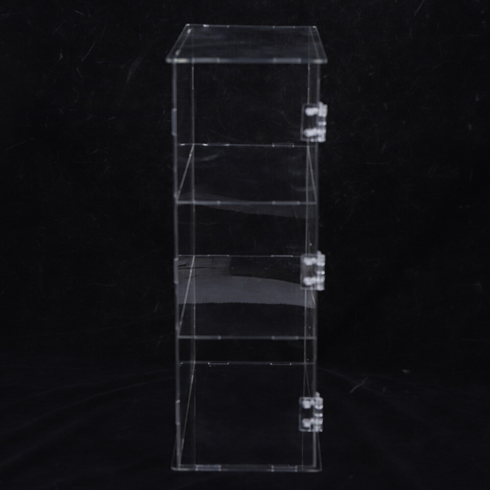 3-Tier Acrylic Display Shelf, High Transparency and Smooth Edges