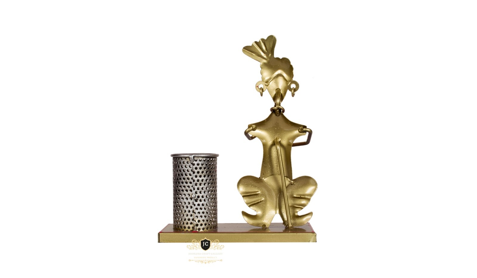 Multicolor Set of 3 Musician Pen Stand Holder – Decorative Showpiece for Home