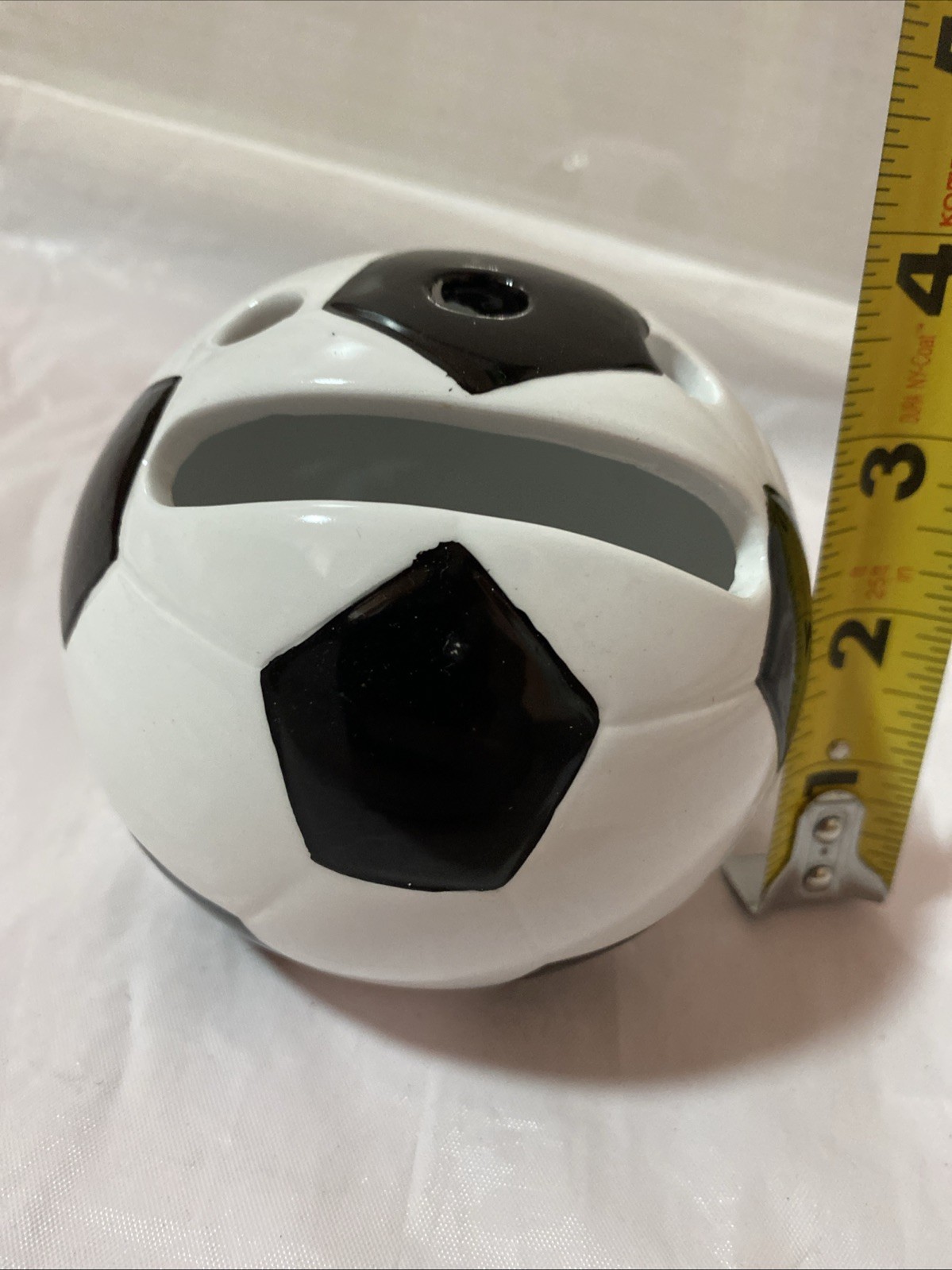 Best Brands Black &White Lightweight Easy To Clean Soccer Ball Pencil Cup Holder