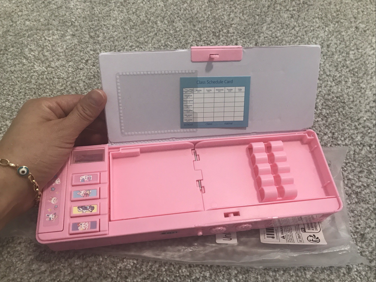 Pop up Multifunction Pencil Case for Kids, kawaii Pen Box Bag Pencil Holder f…