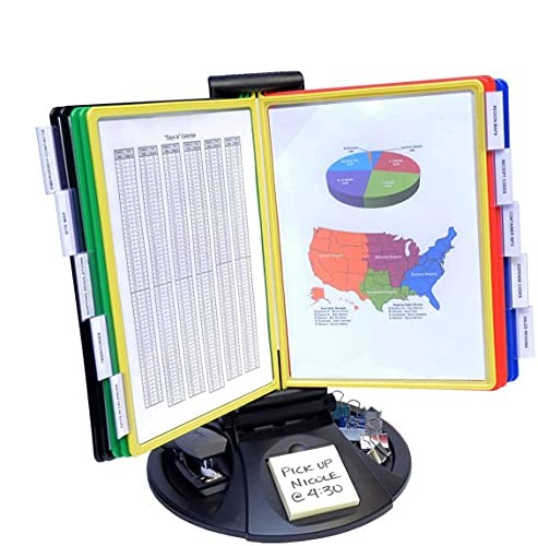 Ultimate Office AdjustaView 10 Pocket Desk Reference