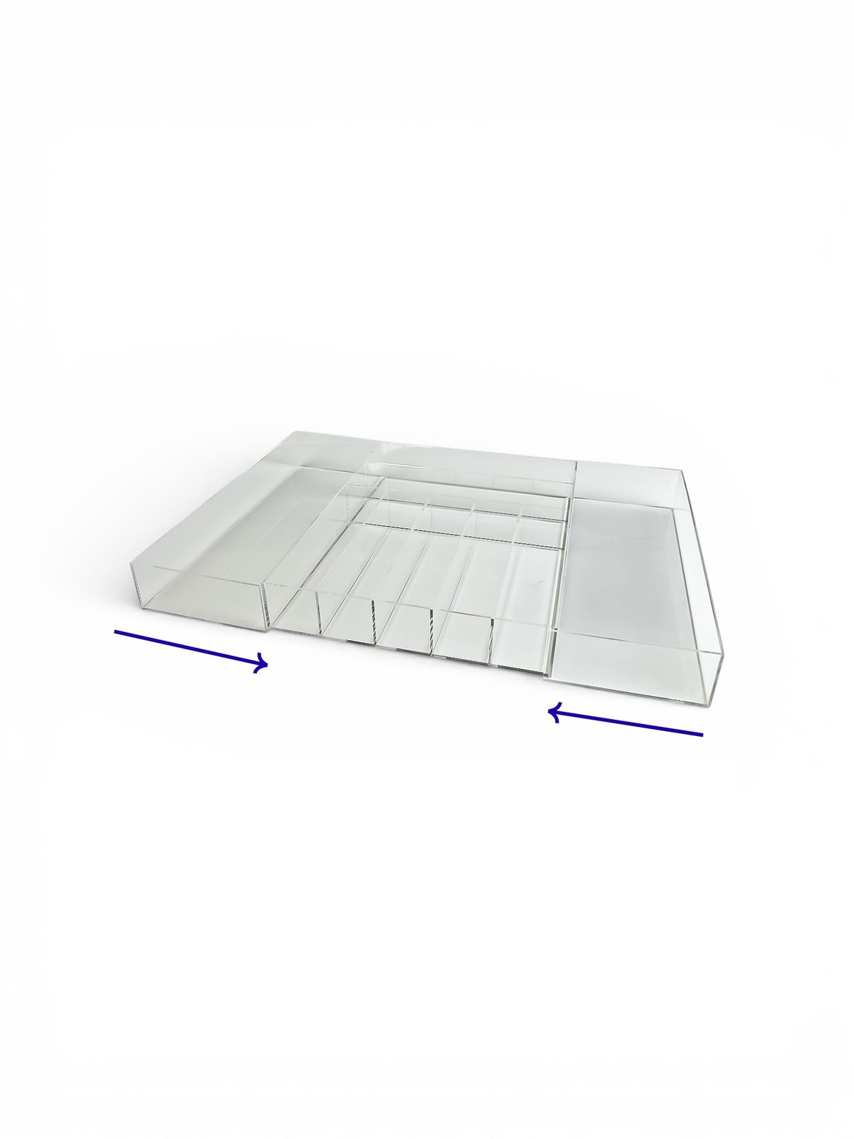 Neatly You Expandable Acrylic Drawer Organizer (12–23in) with Built-In Clear