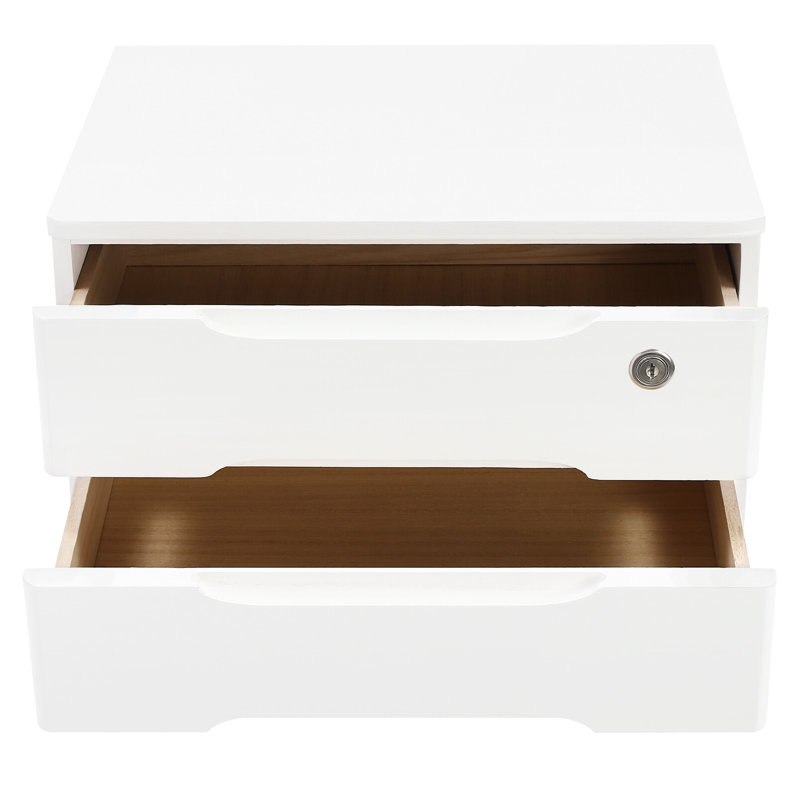 Wooden Desktop Storage Box, Desk Organizer, Desktop Storage Box with Drawers