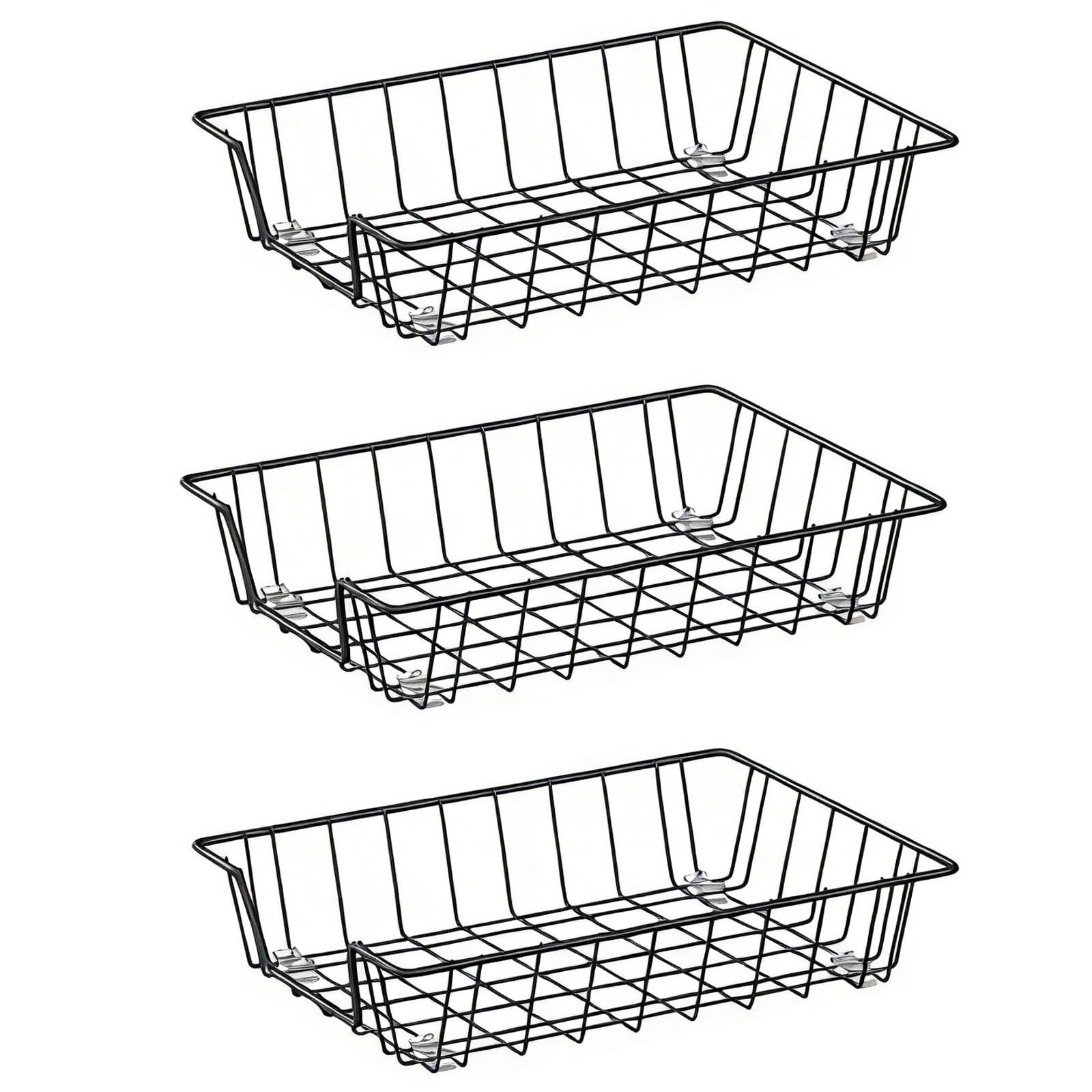 Gawerk Letter Desk Tray Organizer, A4 File 14.1 x 10 x 3 inches, Black