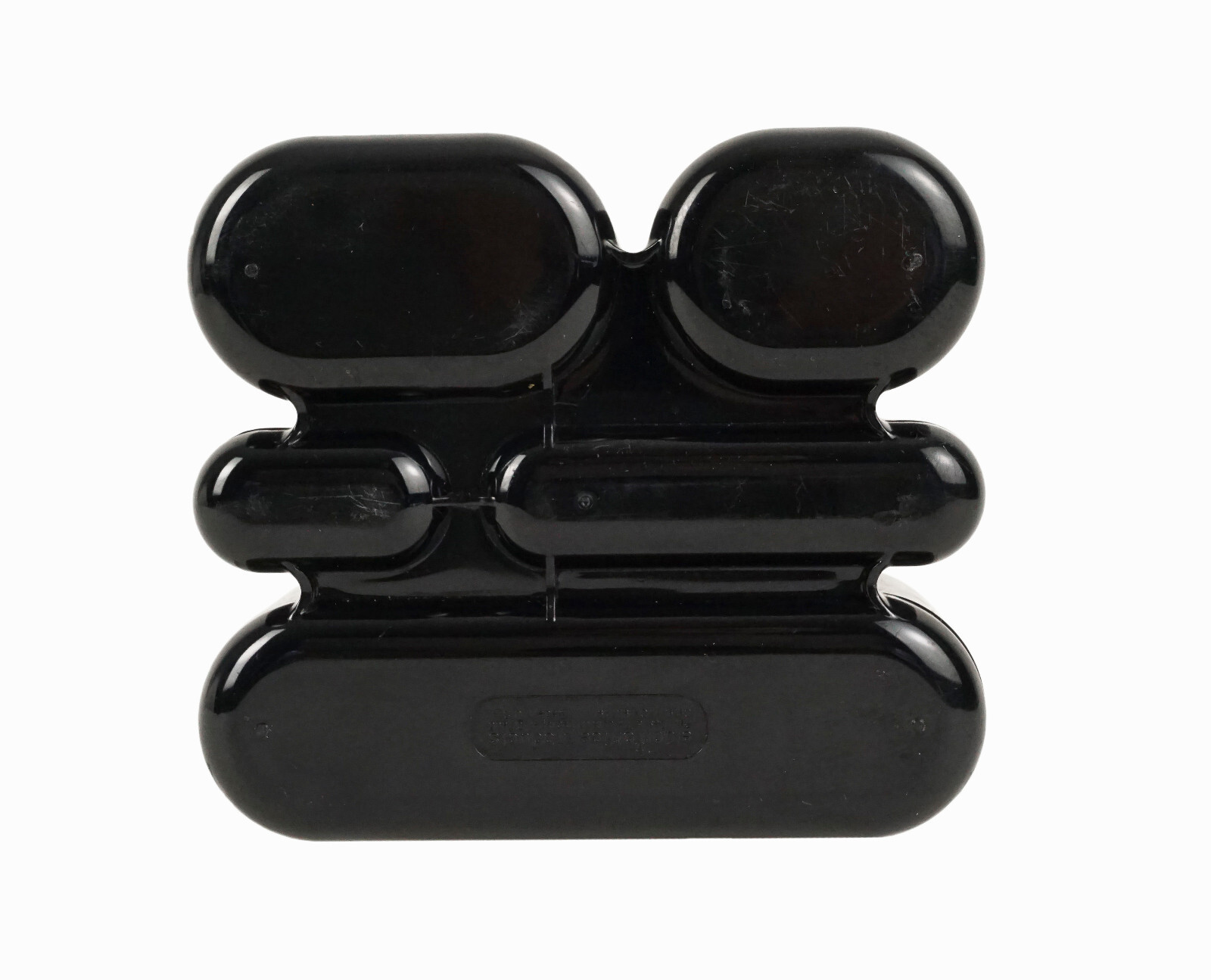 1985 Desk Organizer Eldon Office Vintage Storage Desk Plastic Black Artist