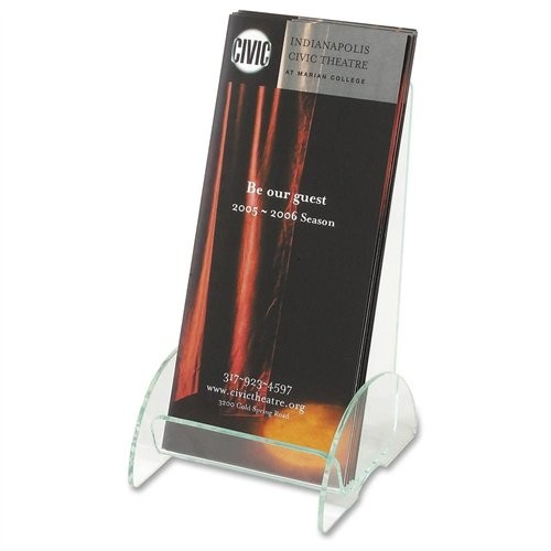 Deflecto 775383 Euro-Style Docuholder Clear Green Edge 8″H
