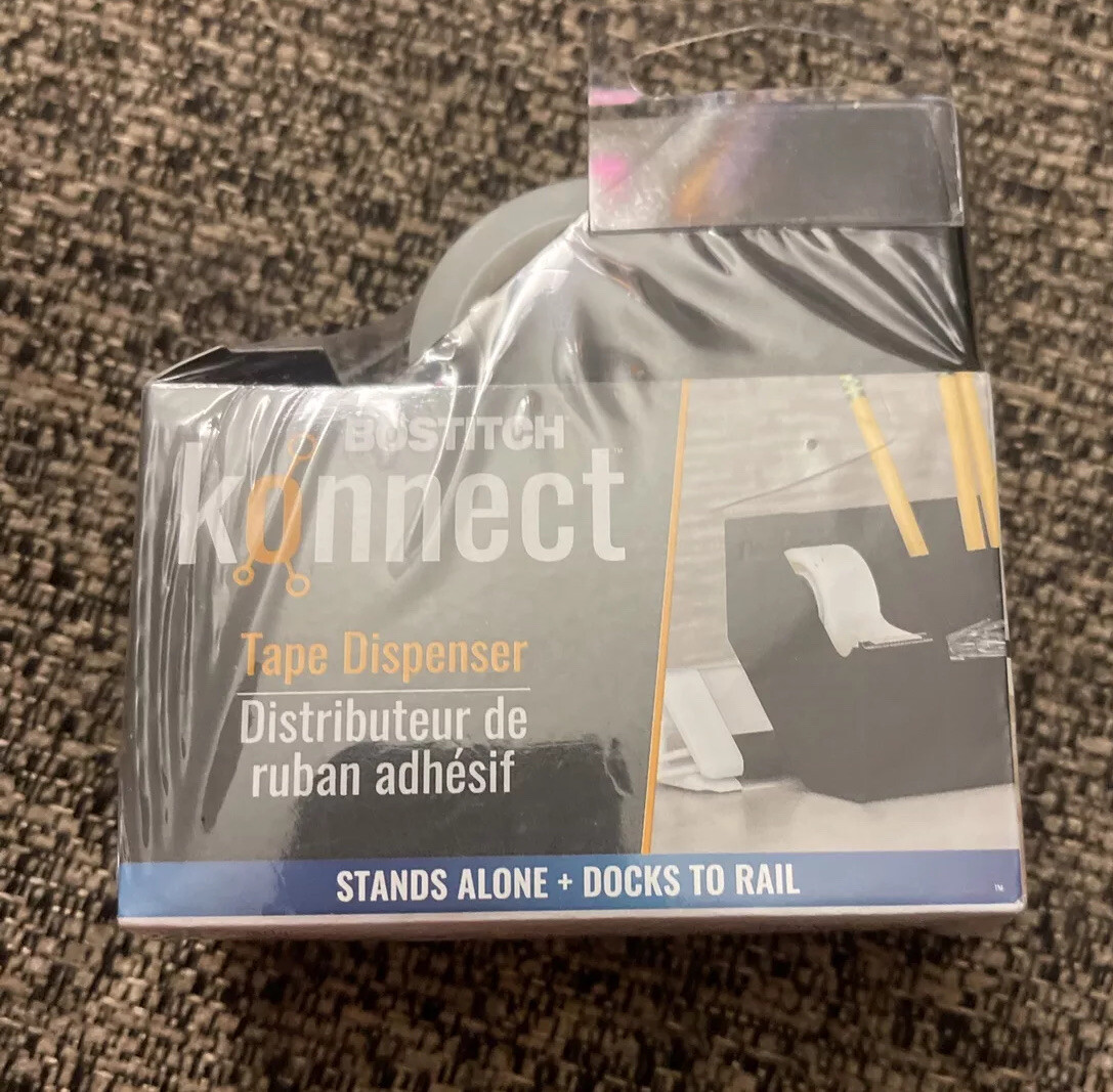 Bostitch Konnect PlasticTape Dispenser with KT-TAPE-BLK. New In Packaging.