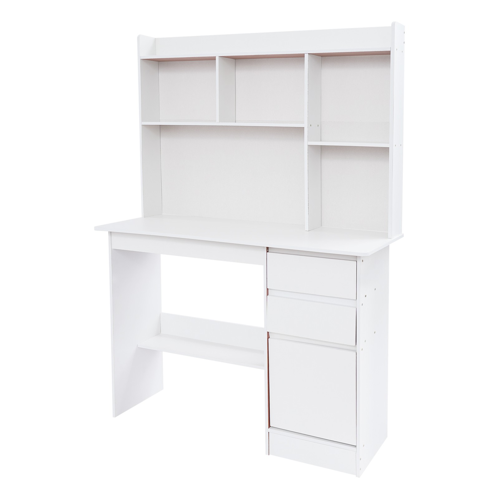 Home Office Desk, Modern Computer Desk, Rectangular Wood Office Desk