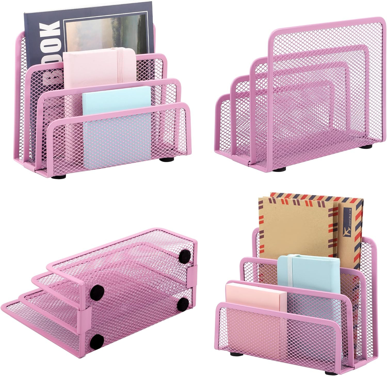 EASEPRES Desk Mail Organizer, Office Small Letter Sorter Desktop File Organizer