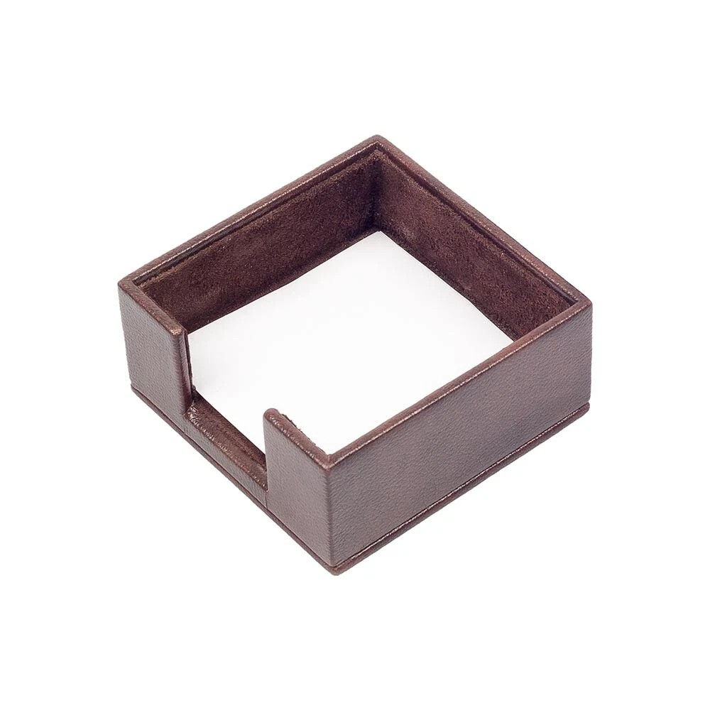 10 Pieces Leather Desk Organizer Set with Single Document Tray Desk Set Brown