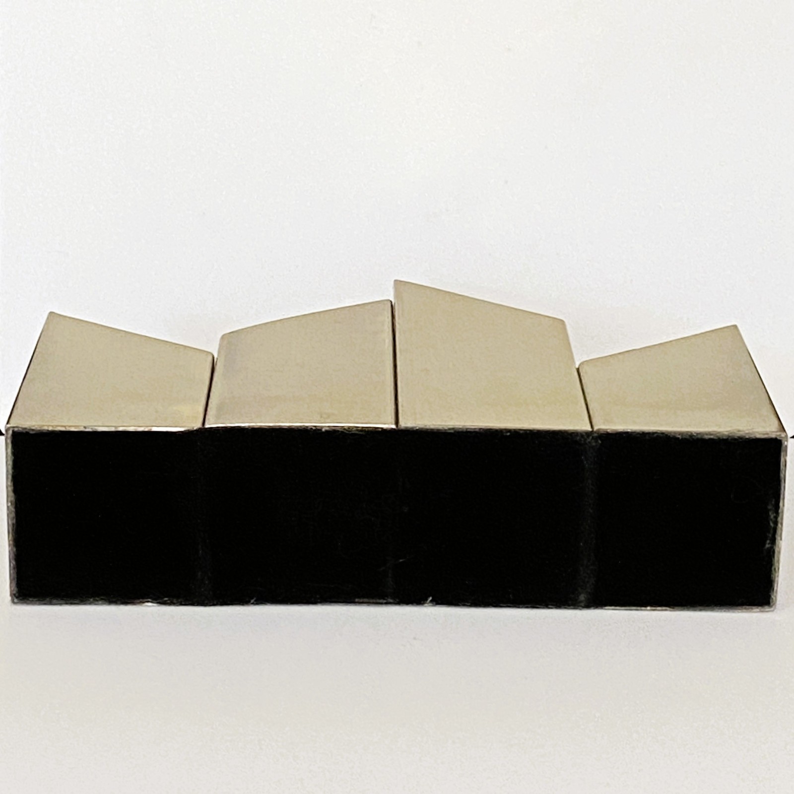 Nate Berkus Asymmetrical Desk Organizer, Brass With Brushed Finish