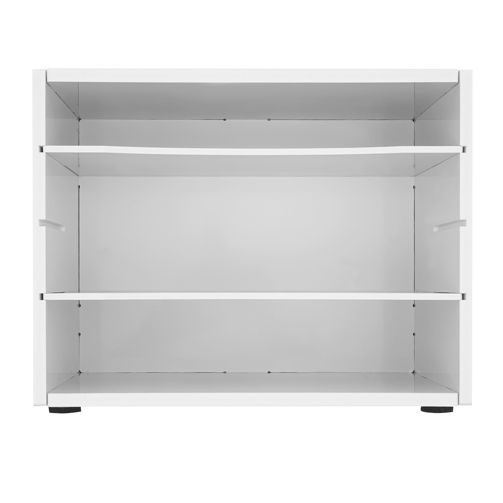 Desktop Organizer 2 Pack 4 Compartment File Sorter White Office Desk Accessories