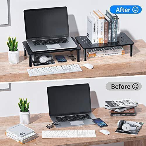 Ergonomic Monitor Stands 3 Settings, Laptop Stand,Projector, Desktop Stand Black
