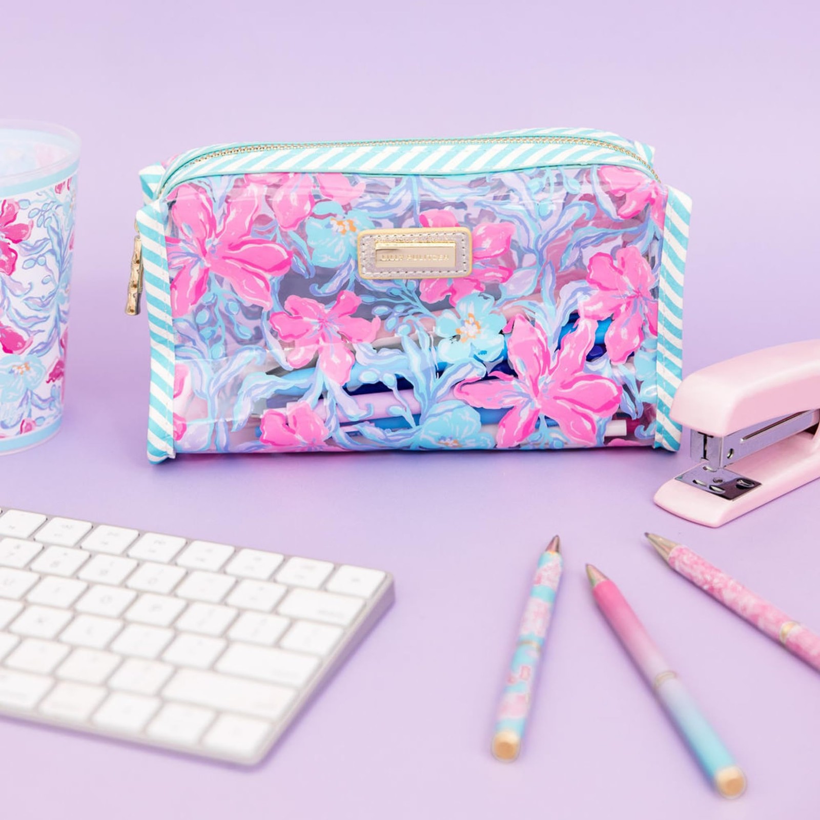 PVC Zipper Pouch, Cute Pencil Case for Adults, Travel Toiletry Bag, Small Pou…