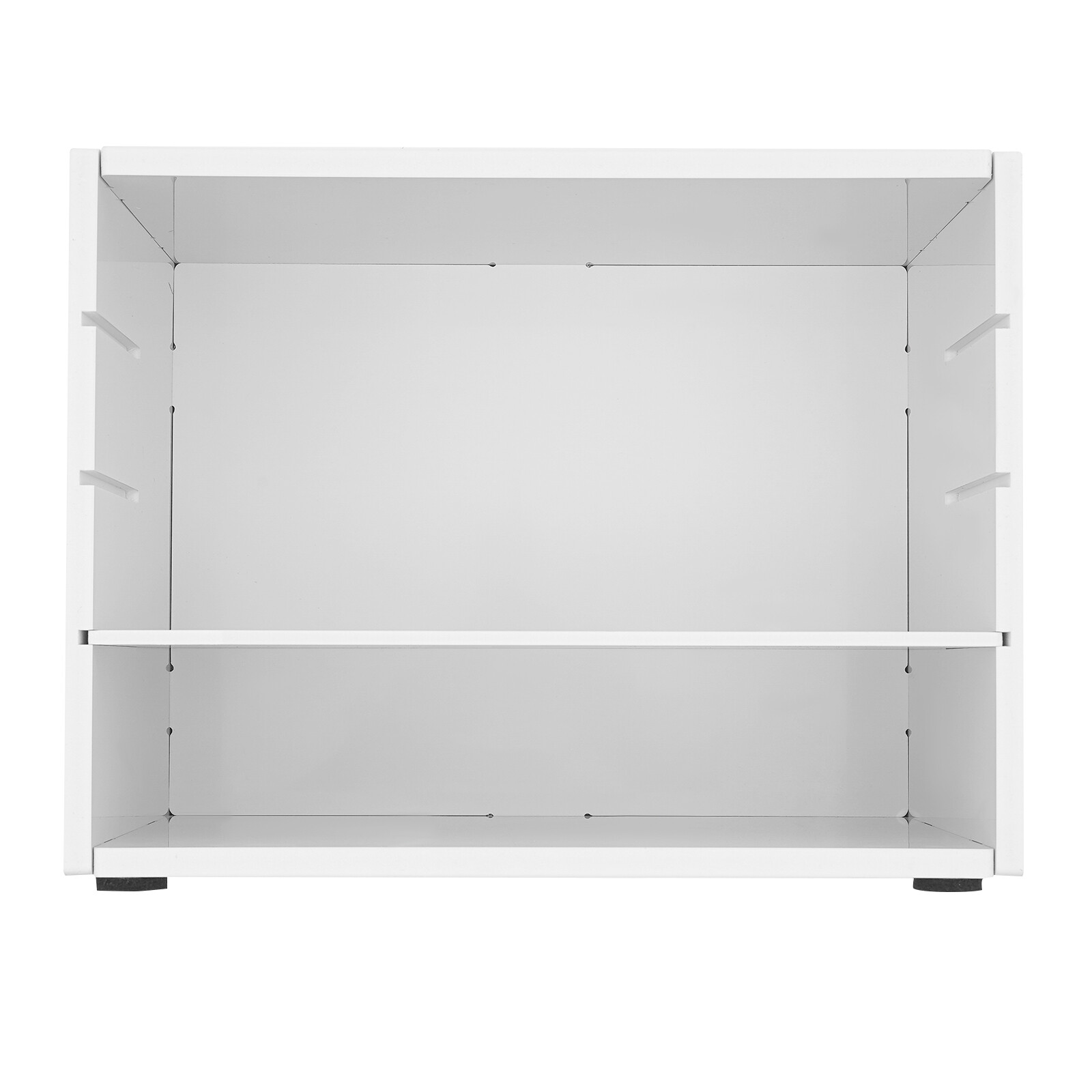 Desktop Organizer 2 Pack 4 Compartment File Sorter White Office Desk Accessories