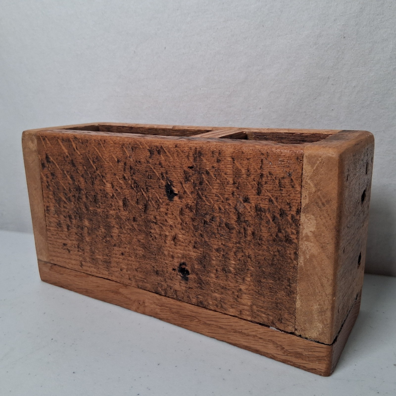 Solid Wood Desk Organizer Workbench Artist Office Sturdy For Utensils