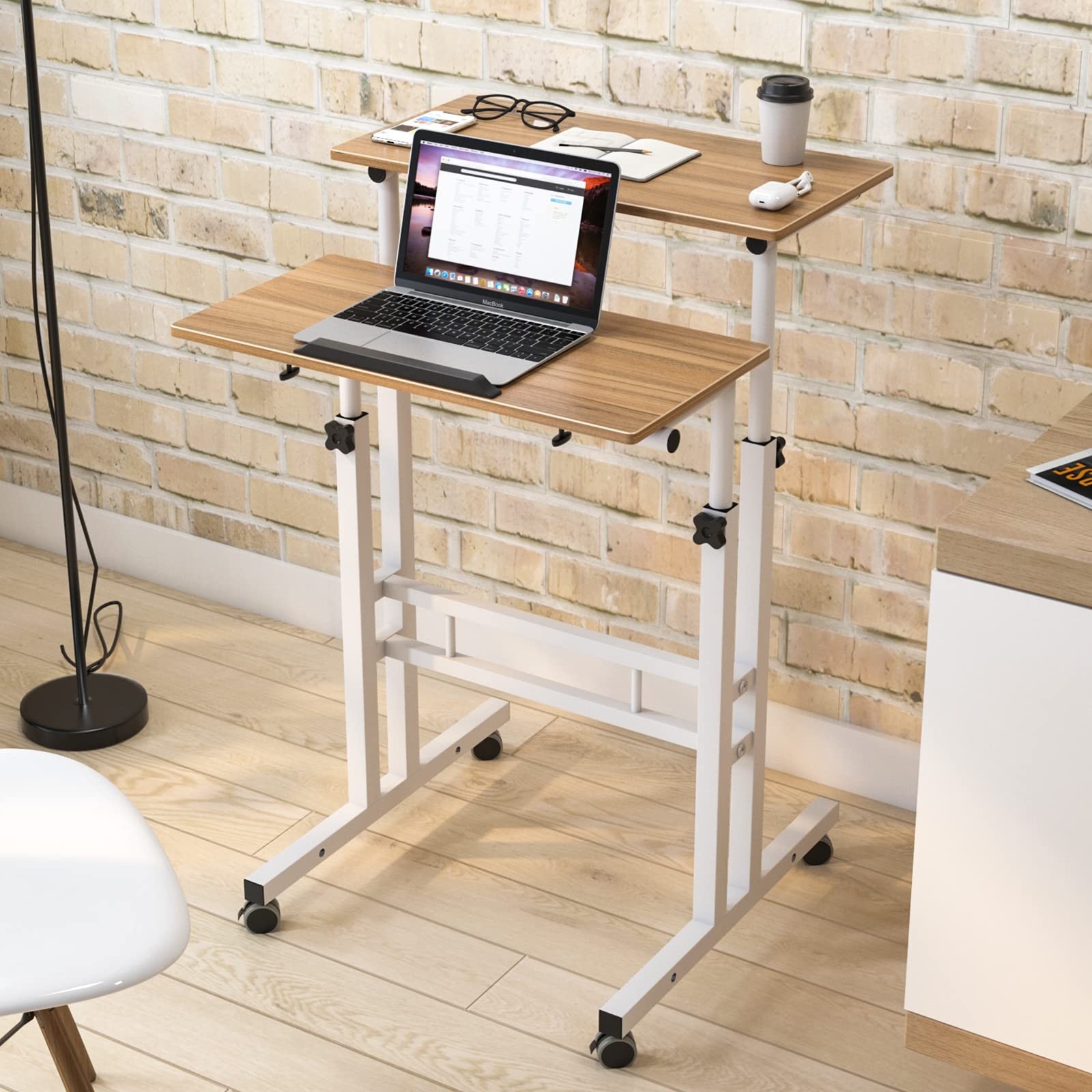 Sogeshome Adjustable Laptop Desk Table 23.6 Inches Portable Laptop Table