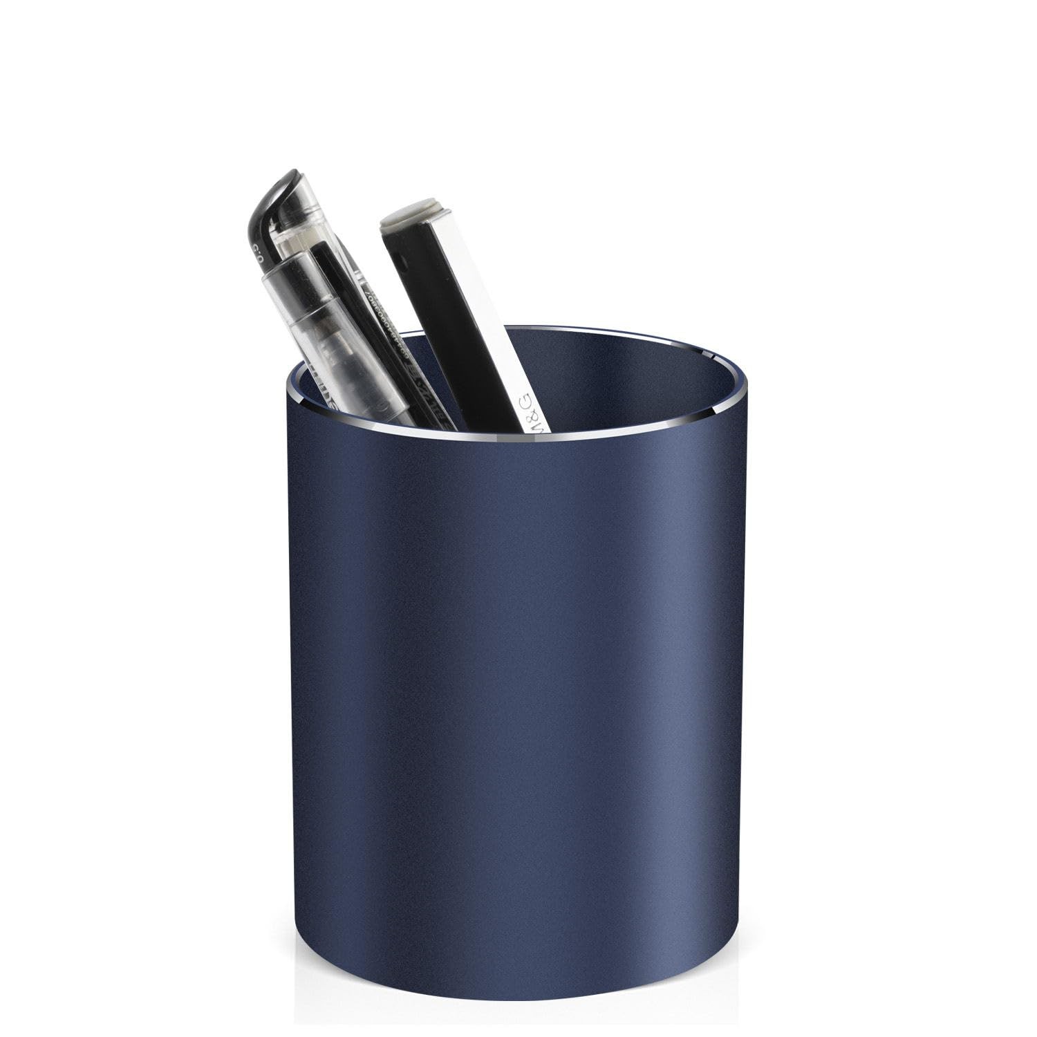 Pen holder, aluminum alloy waterproof pen holder, desktop simple and modern m…