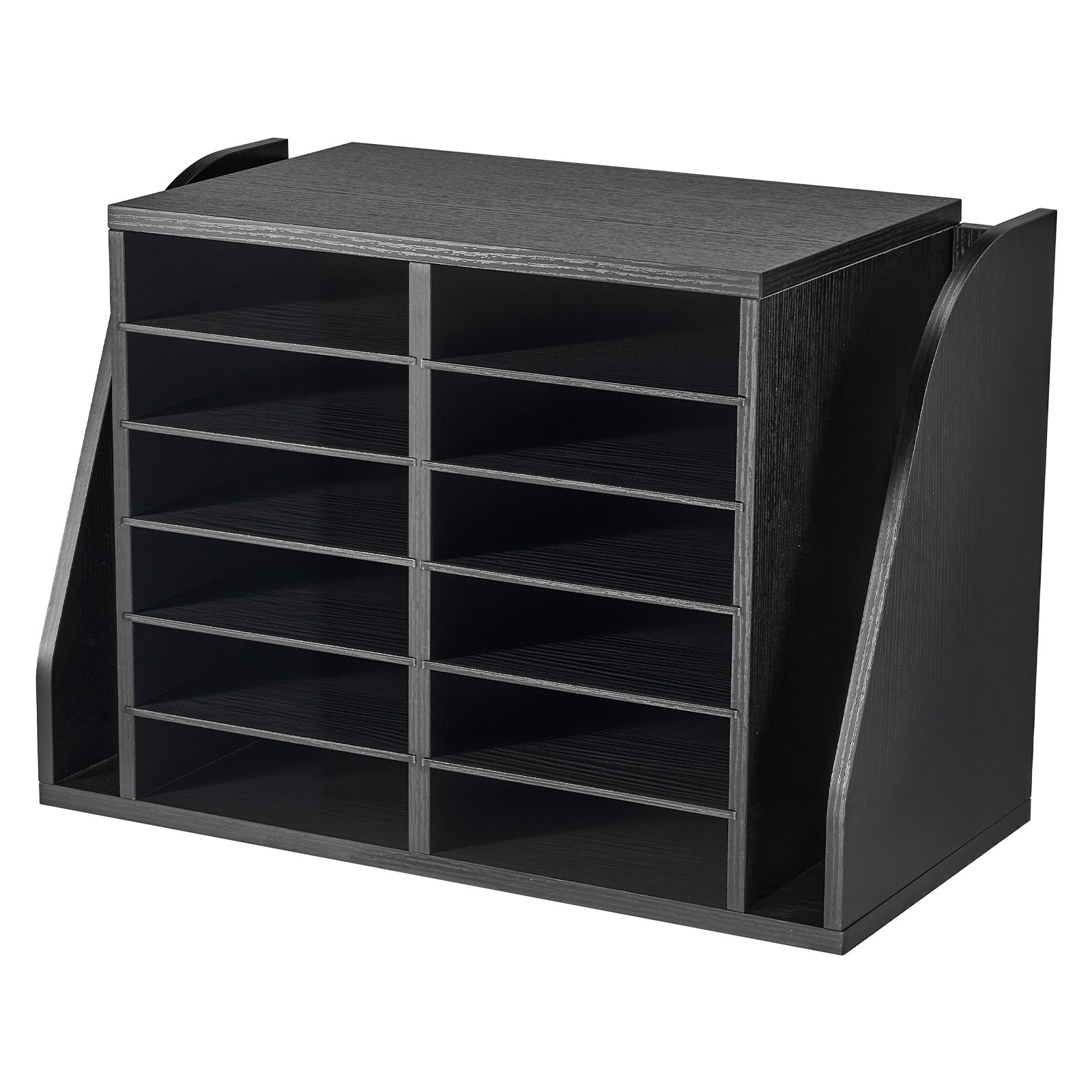 VEVOR Literature Organizer 12 Compartments Office Mailbox Side Vertical Storage