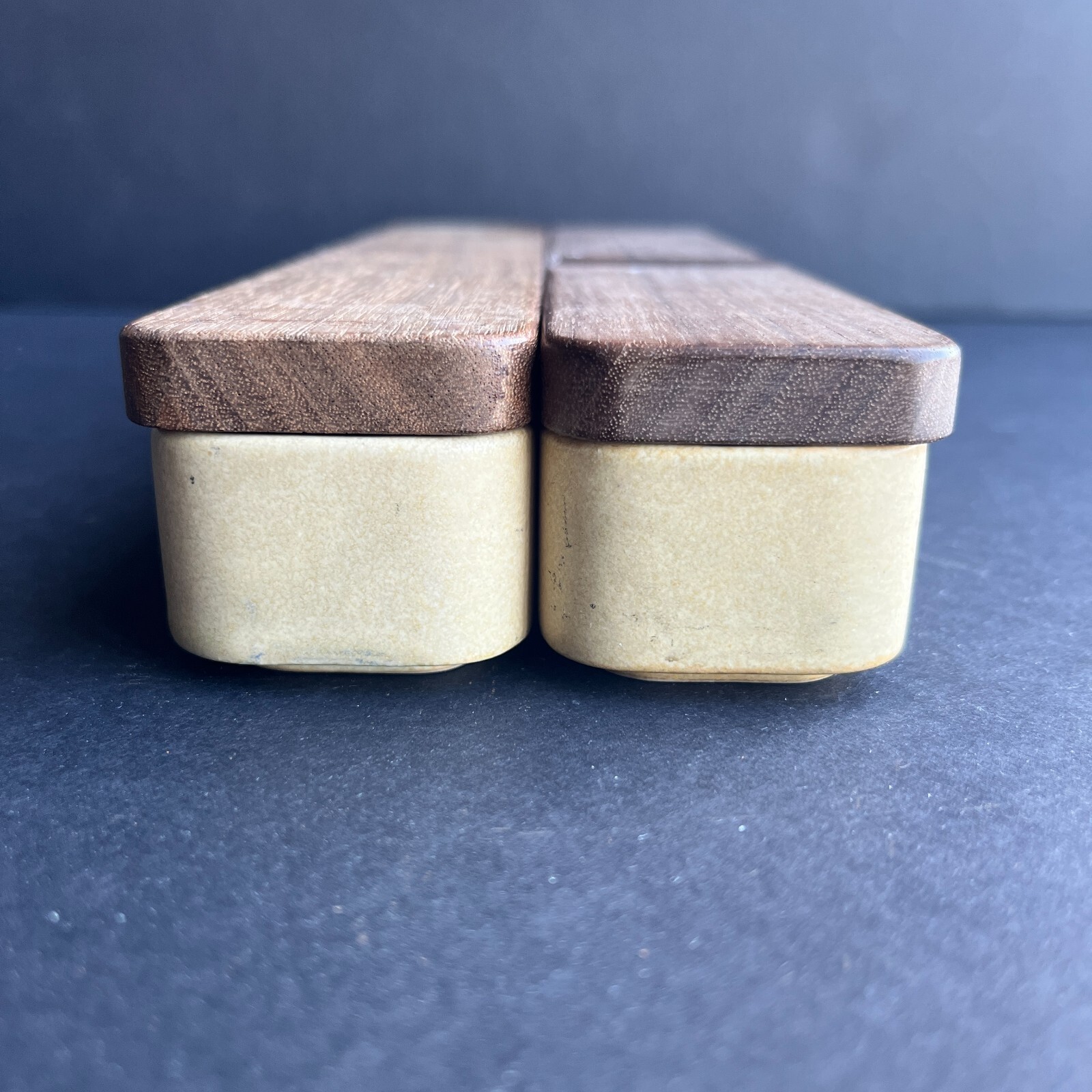 Set of 2 Yumiko Iihoshi Desk Pencil Pen Table Organizers from Japan Porcelain
