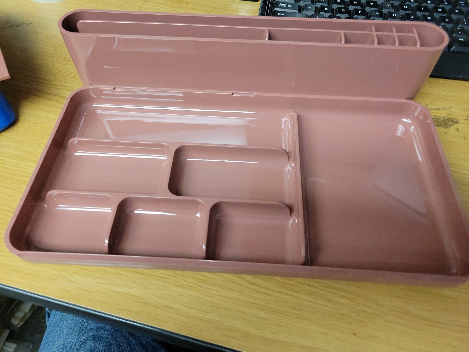 Eldon Image 1500 5 in 1 Desk Workspace Organizer Set for Home or Office Mauve!