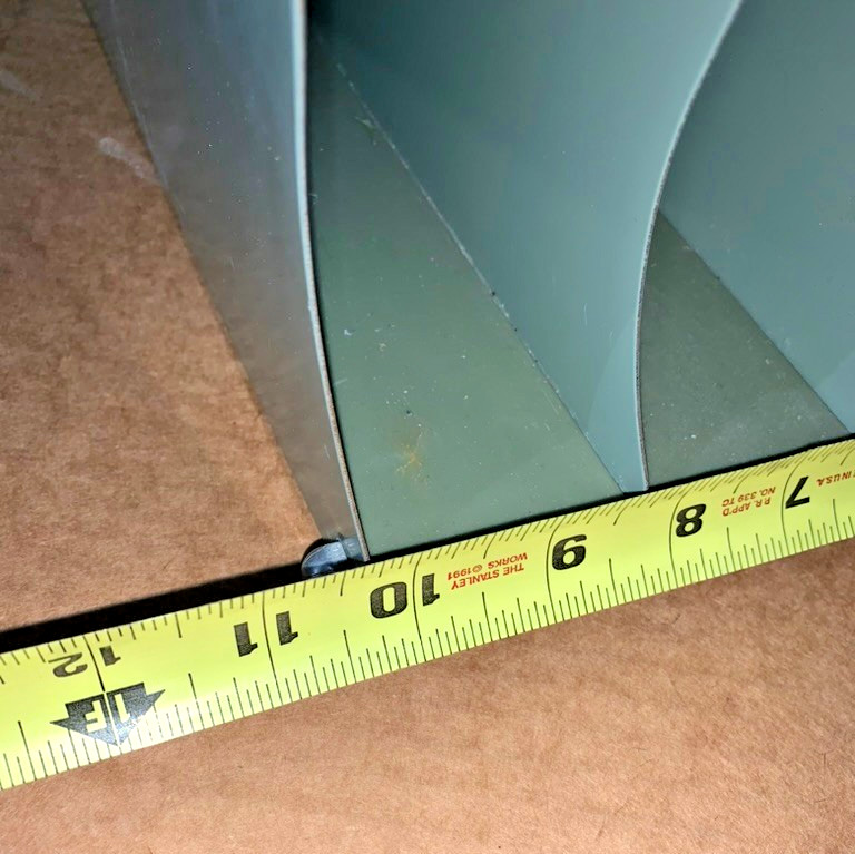 Vertical Heavy Duty Metal Grey 5 Slot Desk File Tray | Art Steel Co. NY, Vintage