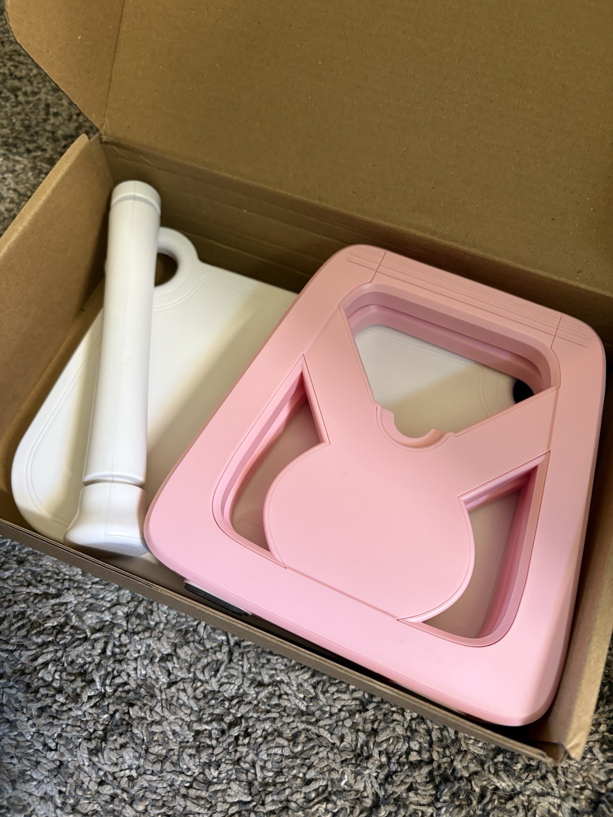 4×6 Shipping Label Printer Stand In Pink Color Acrylic