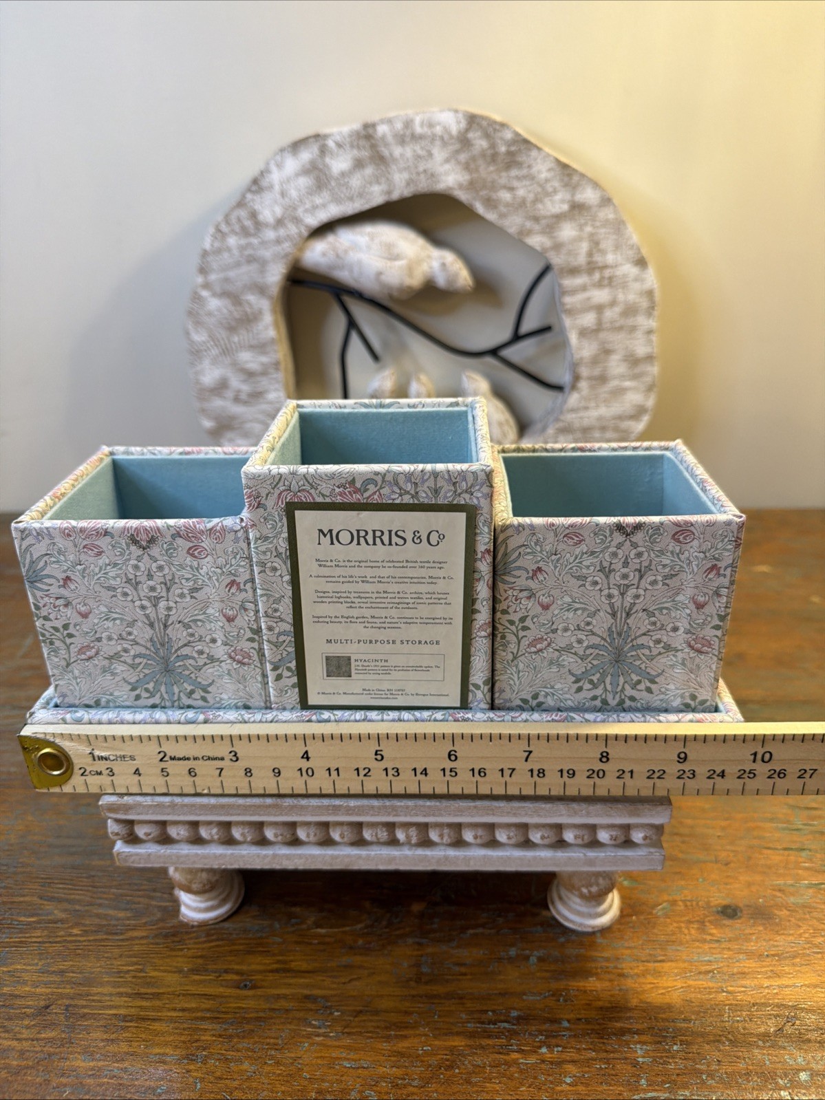 Morris & Co. Hyacinth Desk Storage Organizer. New With Tags.
