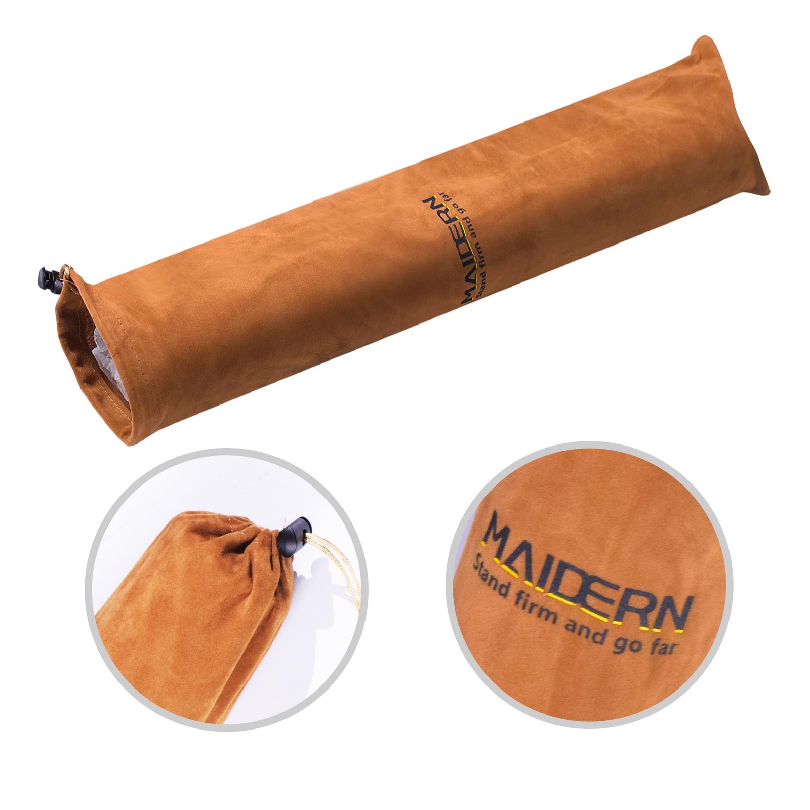 MAIDERN 40′ x 16′ Cork & Leather Desk Pad, XXL 40” X 16”, Cork+black