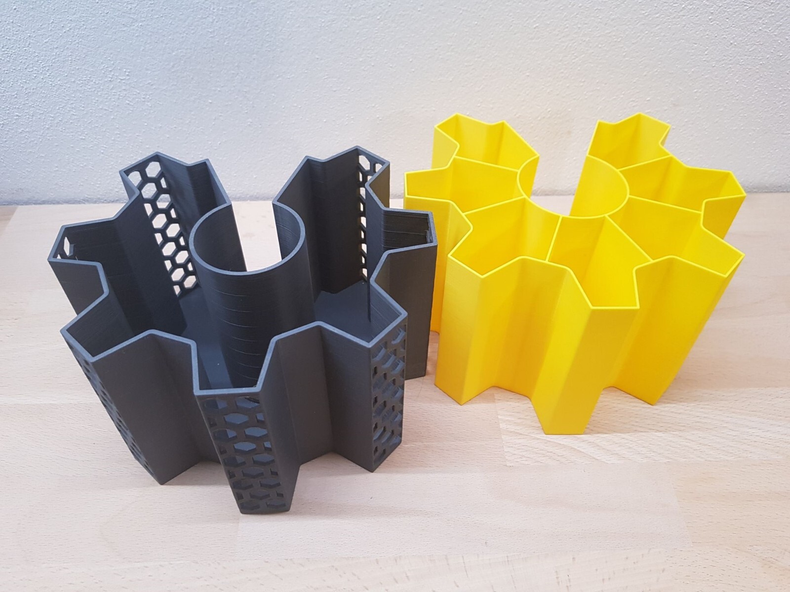 Dual Color Pen and Tools Holder Desk Organizer