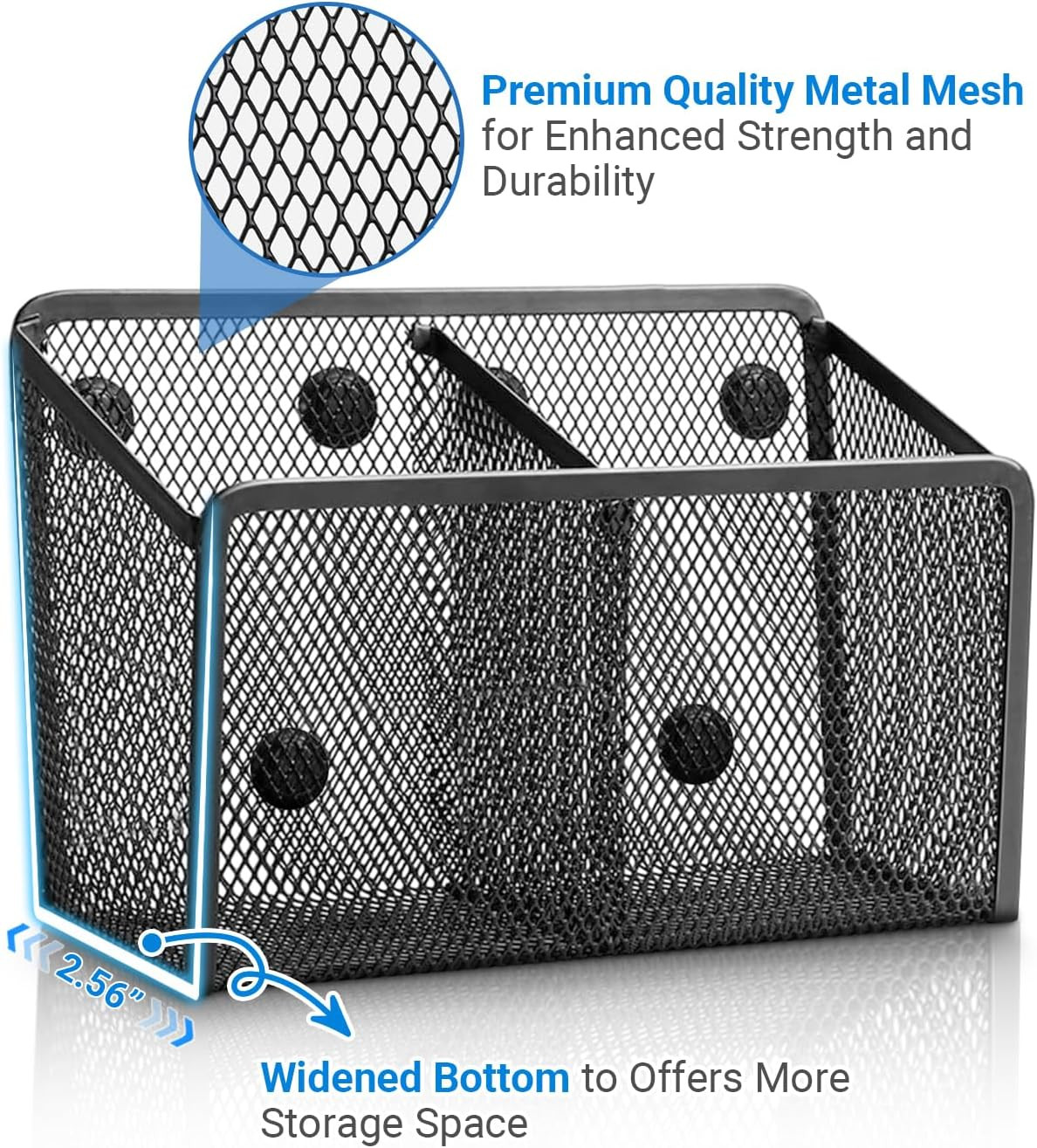 Magnetic Pen Holder, Metal Strong Magnet Pen Cup Magnetic Marker Storage