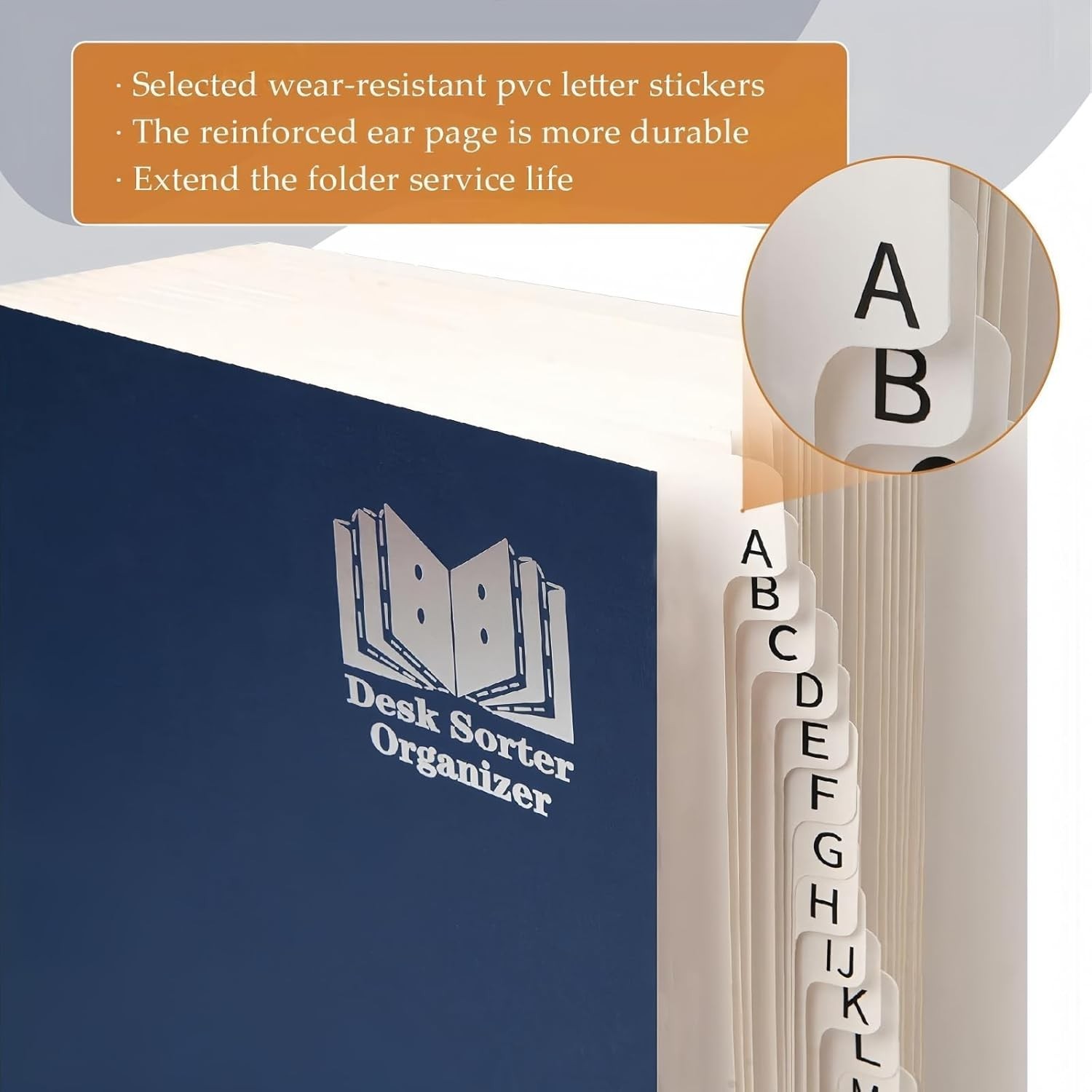 A-Z Accordion File Organizer Alphabetical File Organizer File sorter alphabetic