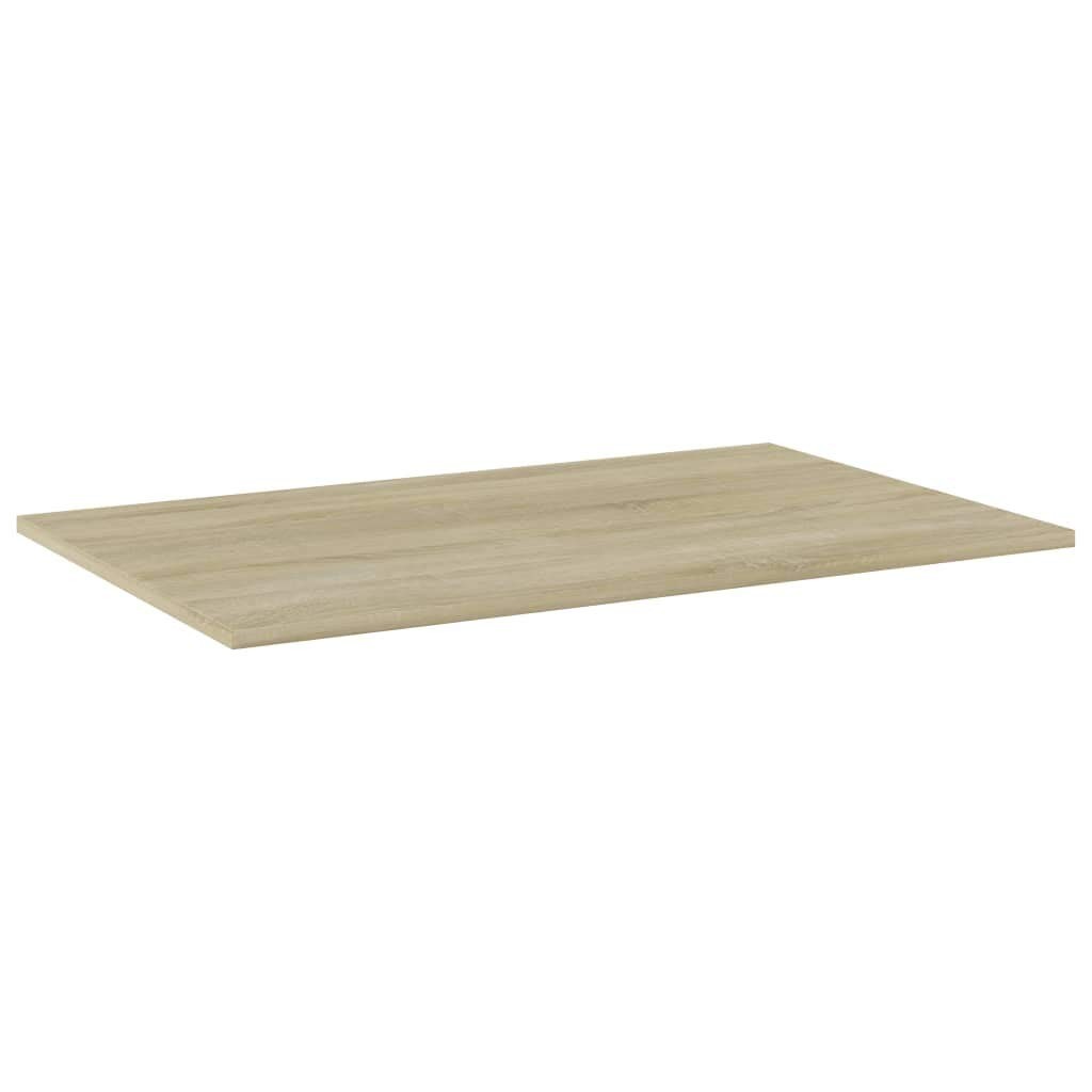 Engineered Wood Bookshelf Boards in Sonoma Oak, Set of 4 – Versatile, Easy-to…