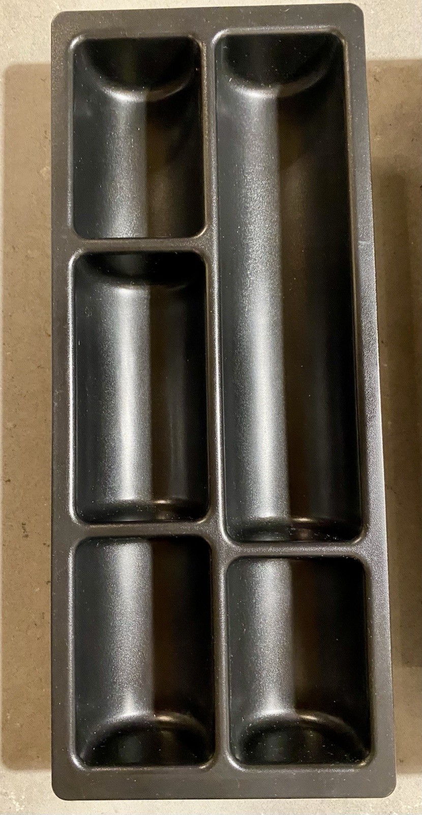 (1) SteelCase Desk Organizer, Drawer Tray, 13″ × 5 1/2″, # P/N 89-3513212 Black