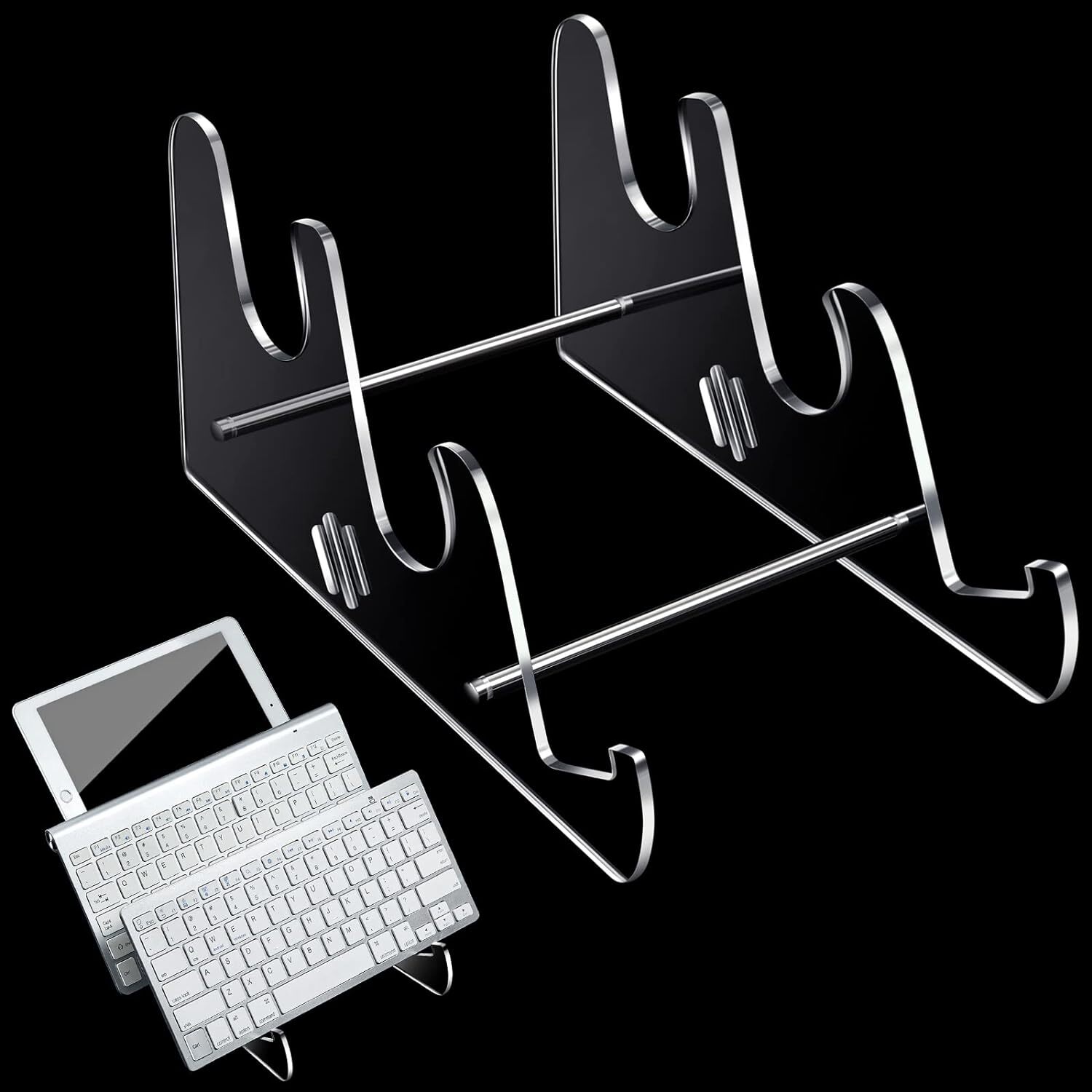 Acrylic Keyboard Display Stand Holder Mechanical Computer Transparent