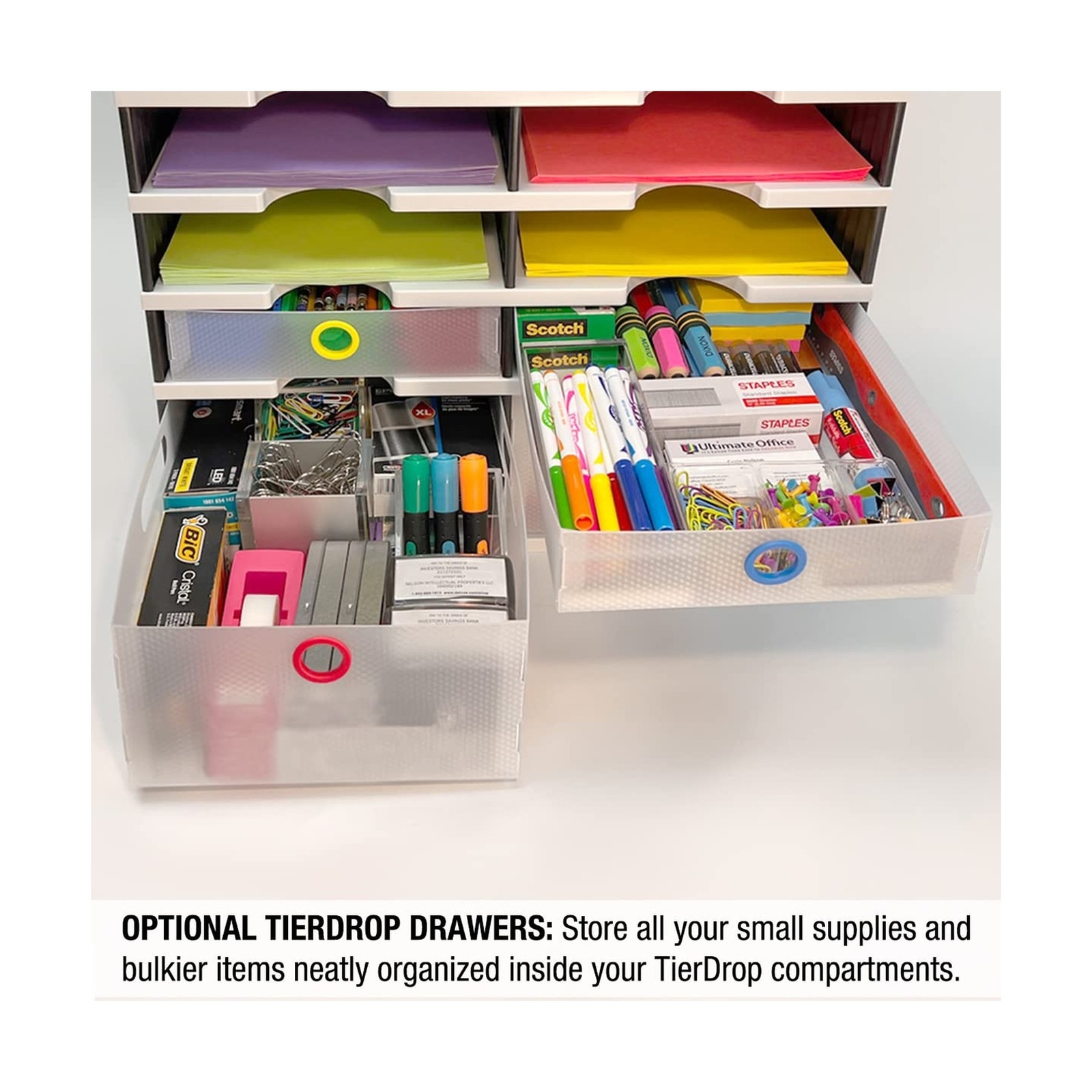 Ultimate Office TierDrop Desktop Organizer/Forms Mailroom Classroom Sorter, 8…