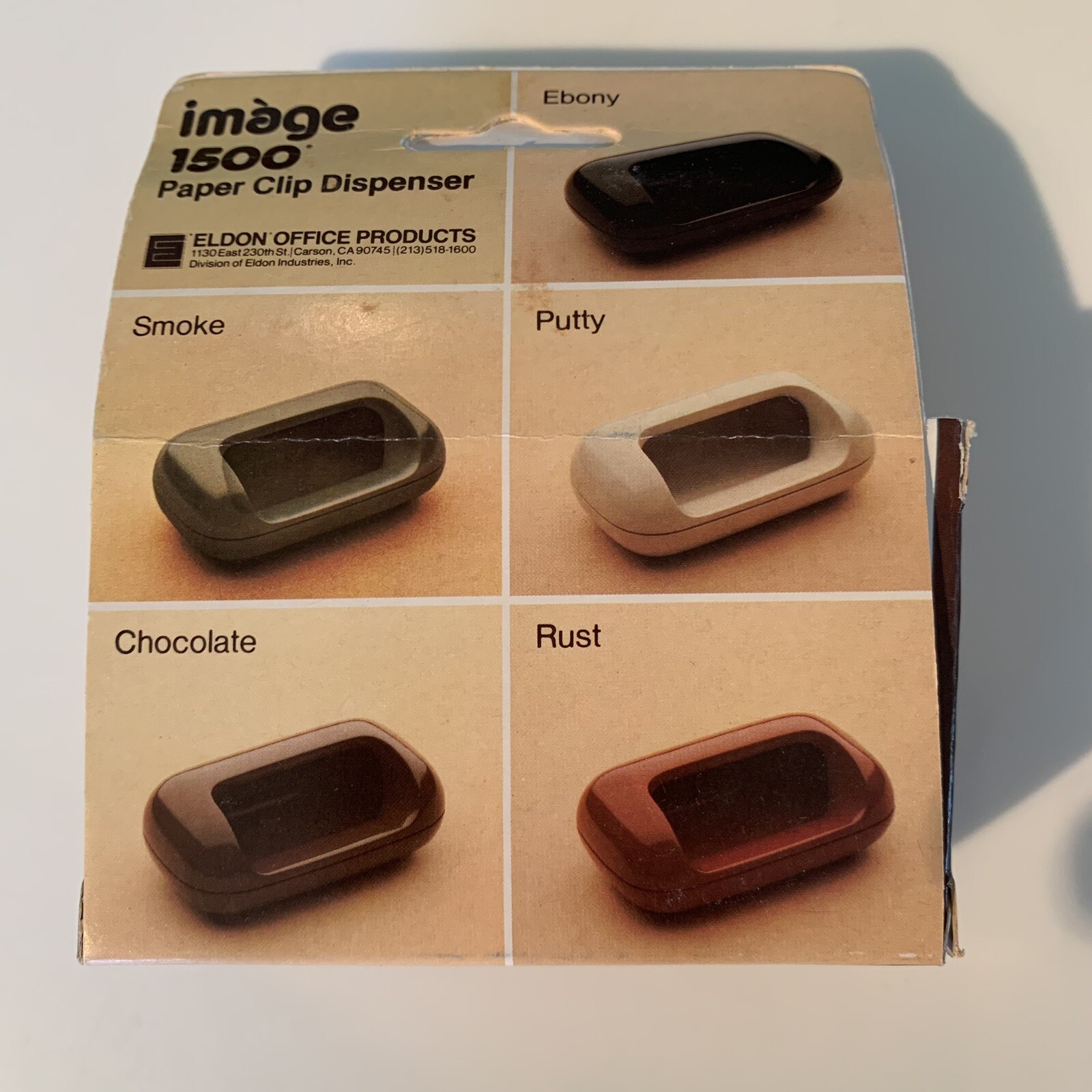 NEW Vintage 80’s Eldon Office Desk Set 3 Pcs image 1500 /SMOKE Retro MCM / NIB