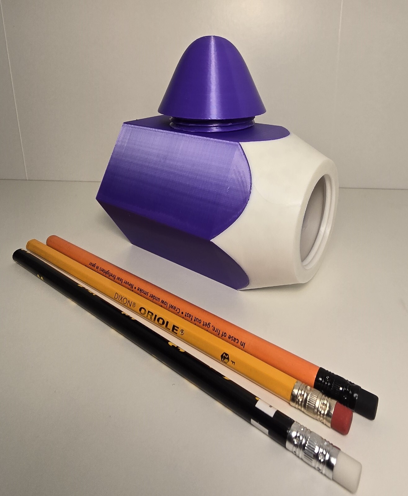 Giant Pencil Desk Organizer – Fun & Functional Storage for All Ages! Purple