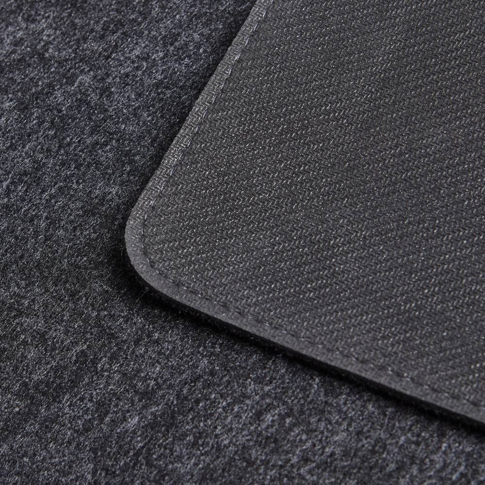 Wolvende Premium Felt Desk Mat | Medium 12″ x 36″ | x 36″, Dark Gray