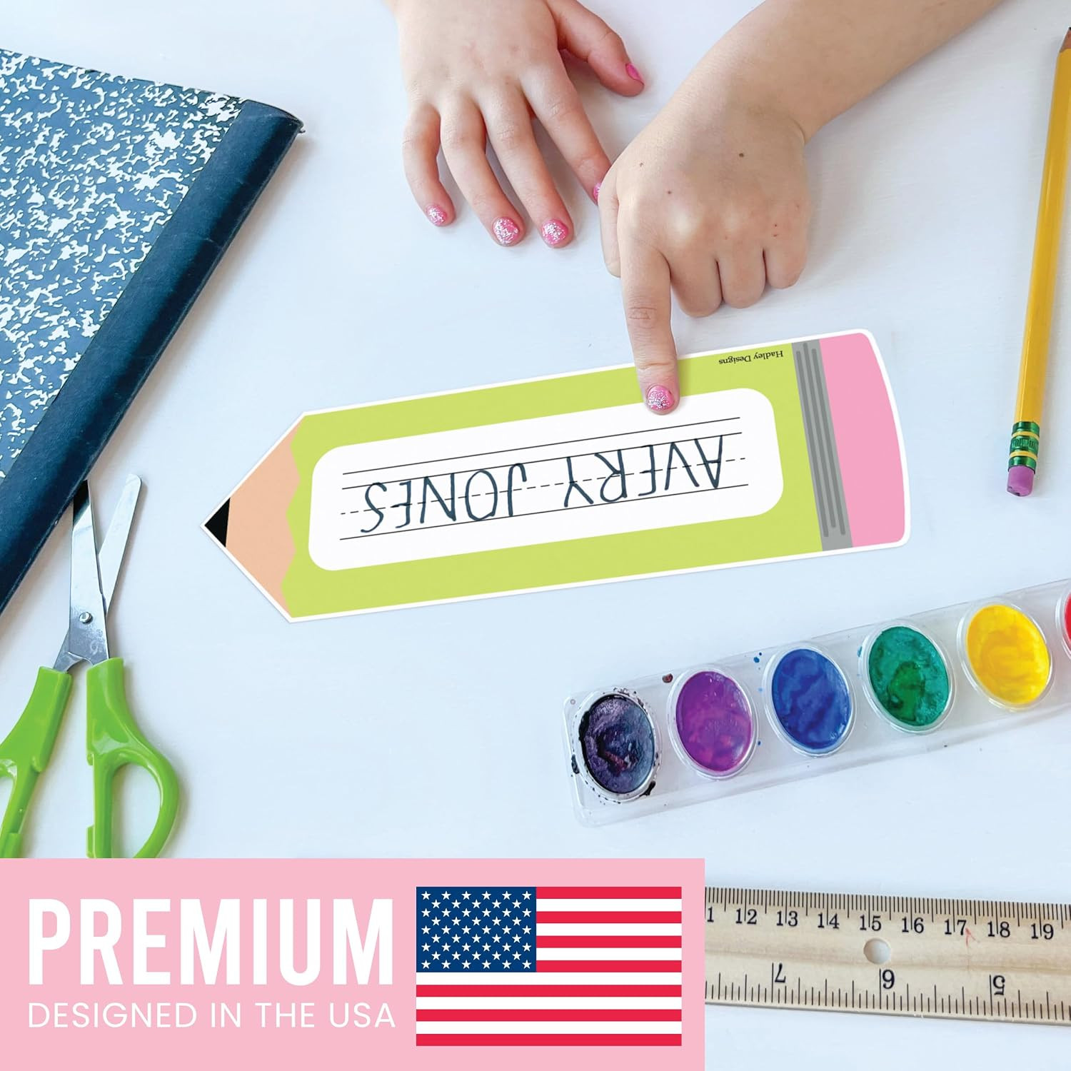 Desk Name Tags for Classroom – 36 Student Desk Name Plates for Classroom Decor,
