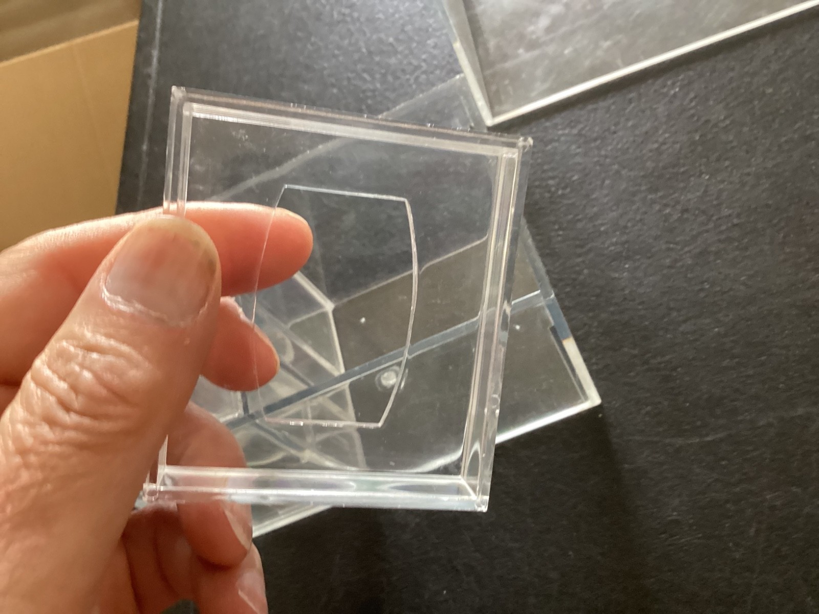 Clear Plastic Desk Organizer